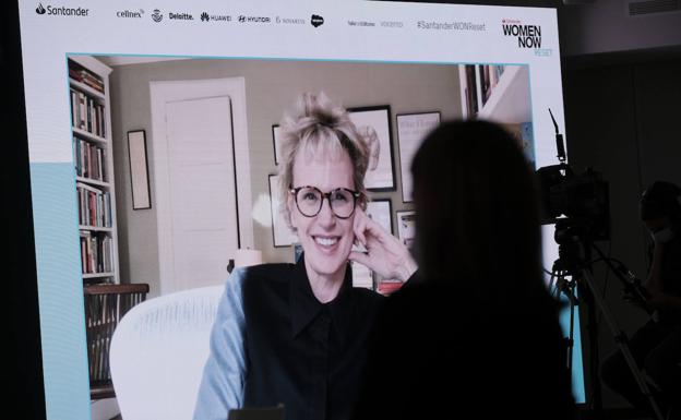 La charla con Siri Hustvedt en el Santander WomenNOW Reset