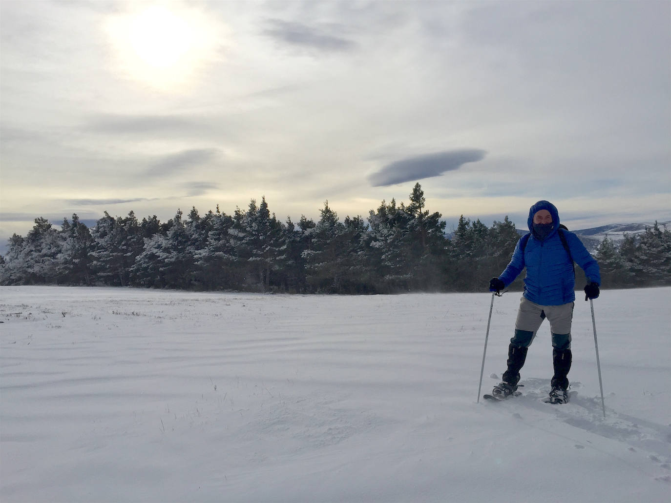 Fotos: La nieve cubre el monte de la Agenzana, en El Rasillo