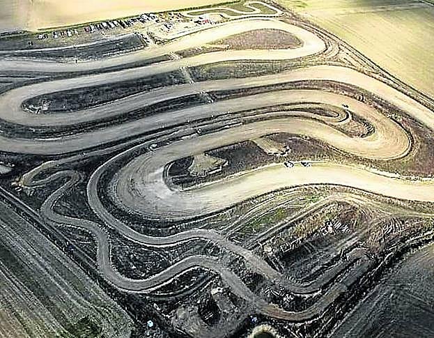 Vista aérea del circuito. 