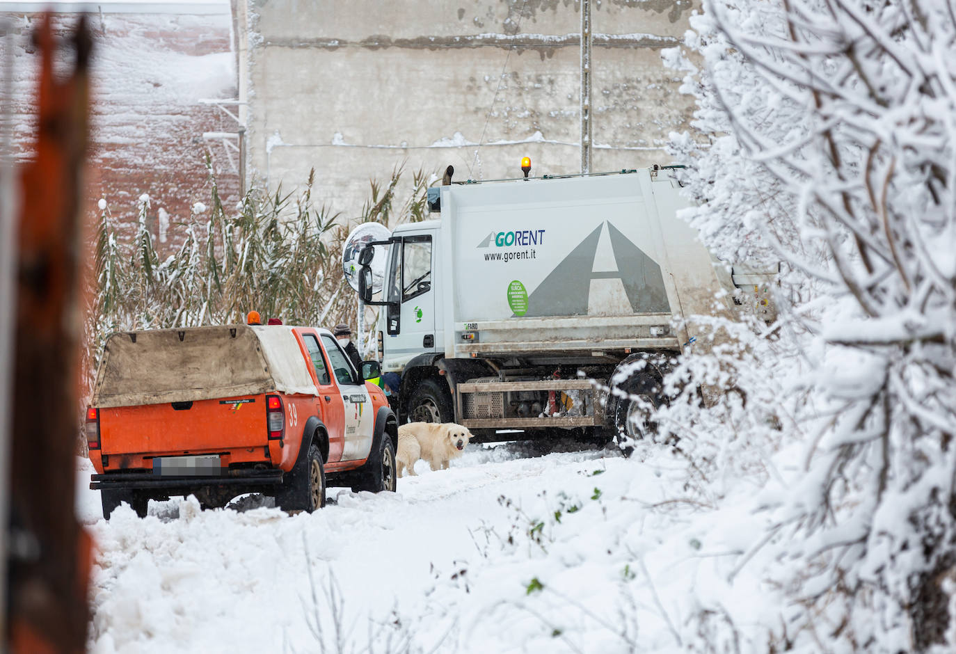 Municipios como Uruñuela, Najera, Sotés, Ventosa o Navarrete han recibido a la nieve en este 2 de enero