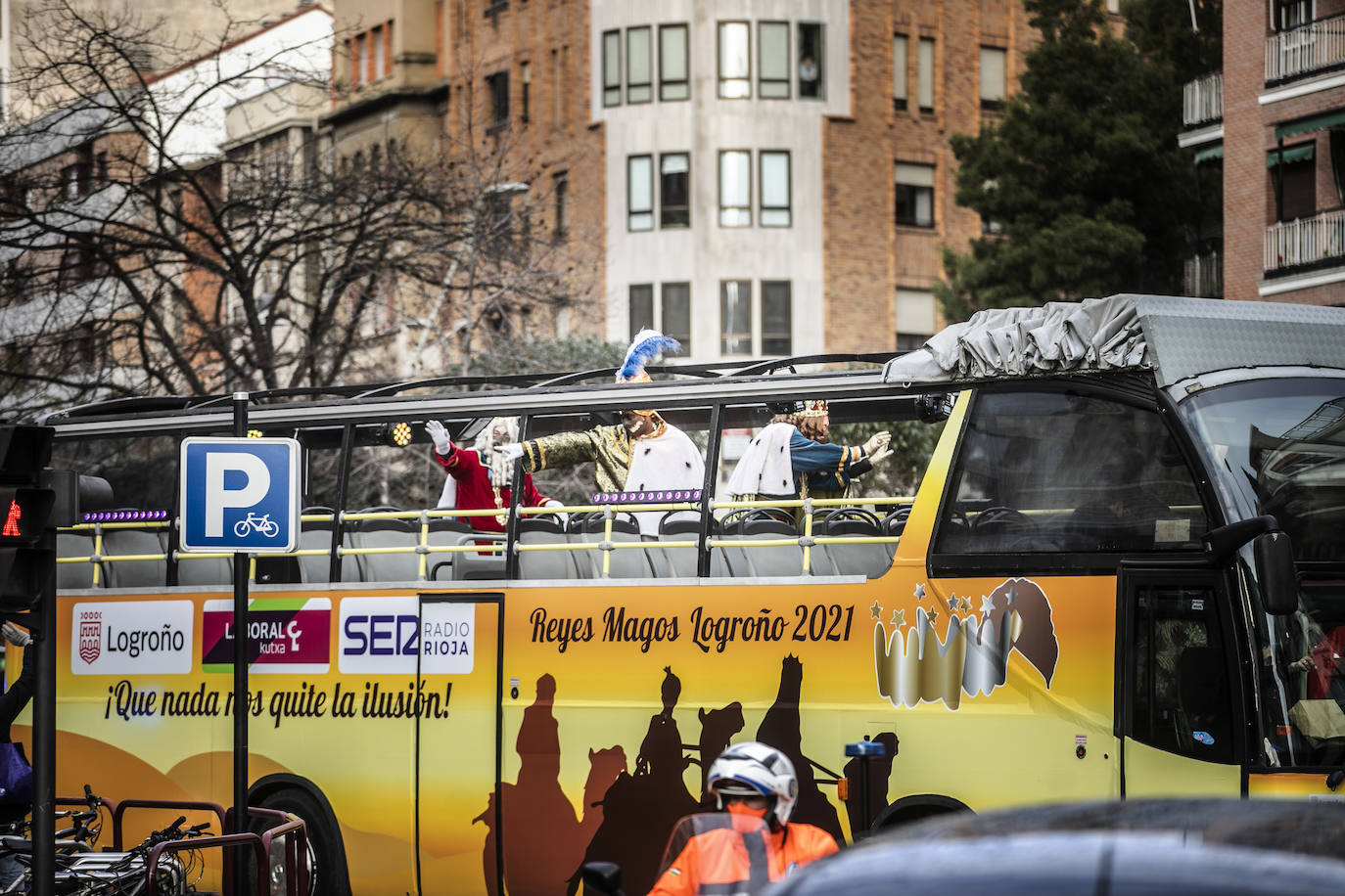 Fotos: Los Reyes Magos recorren Logroño