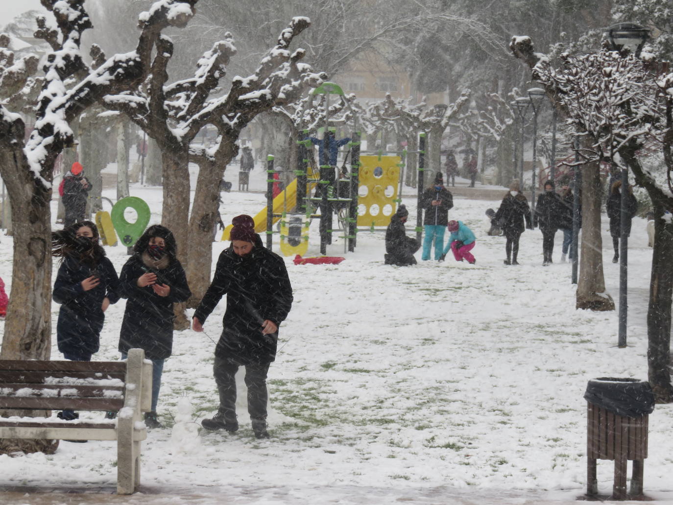 Fotos: Nevada en Alfaro