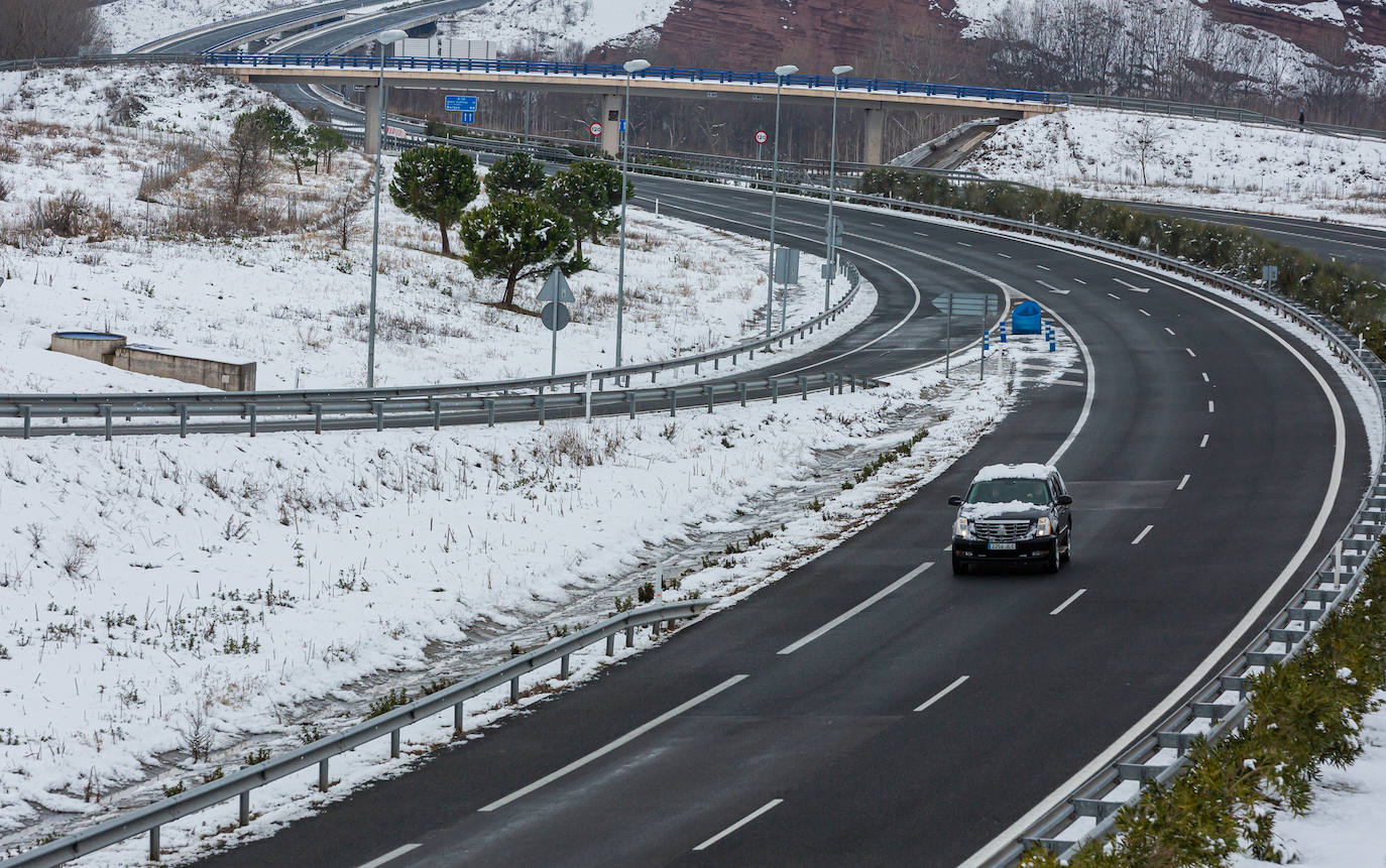 Fotos: Así han lucido este domingo las carreteras riojanas