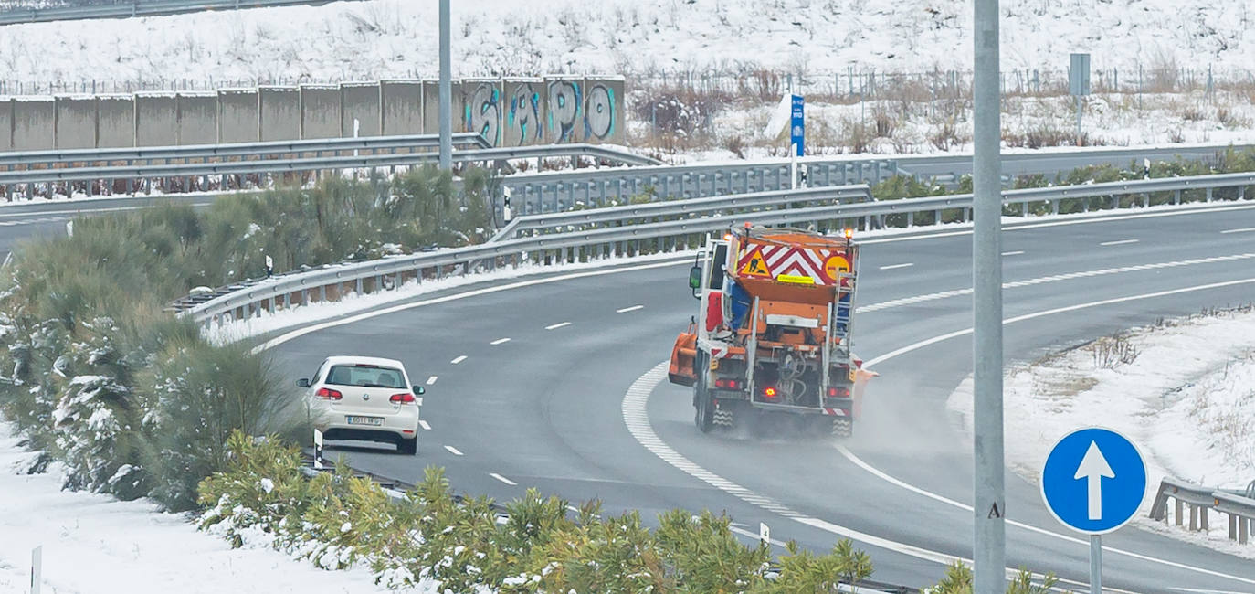 Fotos: Así han lucido este domingo las carreteras riojanas