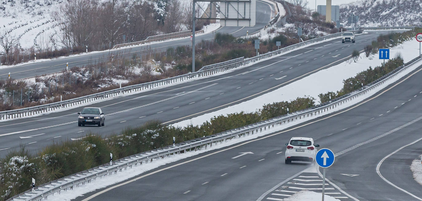 Fotos: Así han lucido este domingo las carreteras riojanas