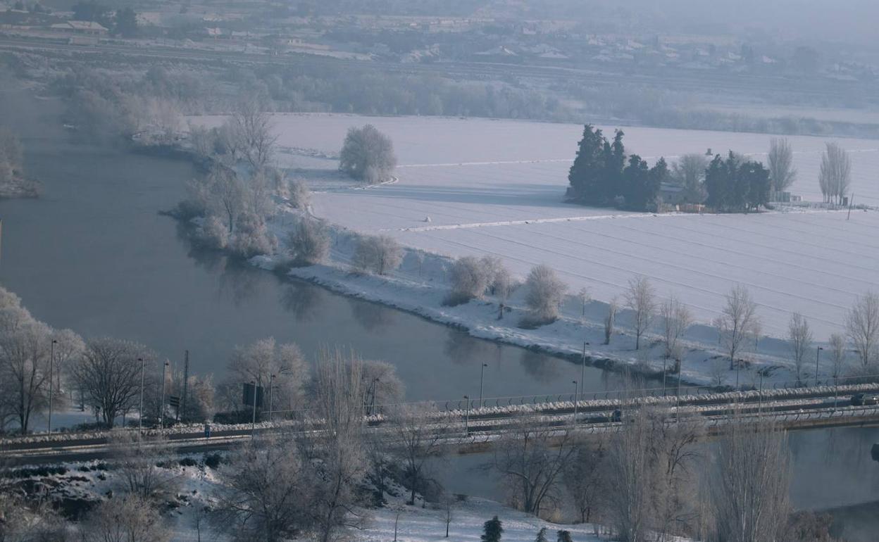 Río Tajo este viernes a su paso por Toledo capital.