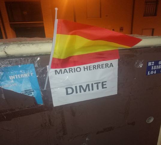 Fotos: Las amenazas que ha recibido Mario Herrera