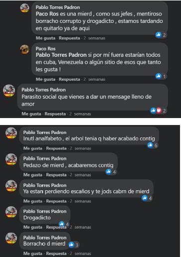 Fotos: Las amenazas que ha recibido Mario Herrera