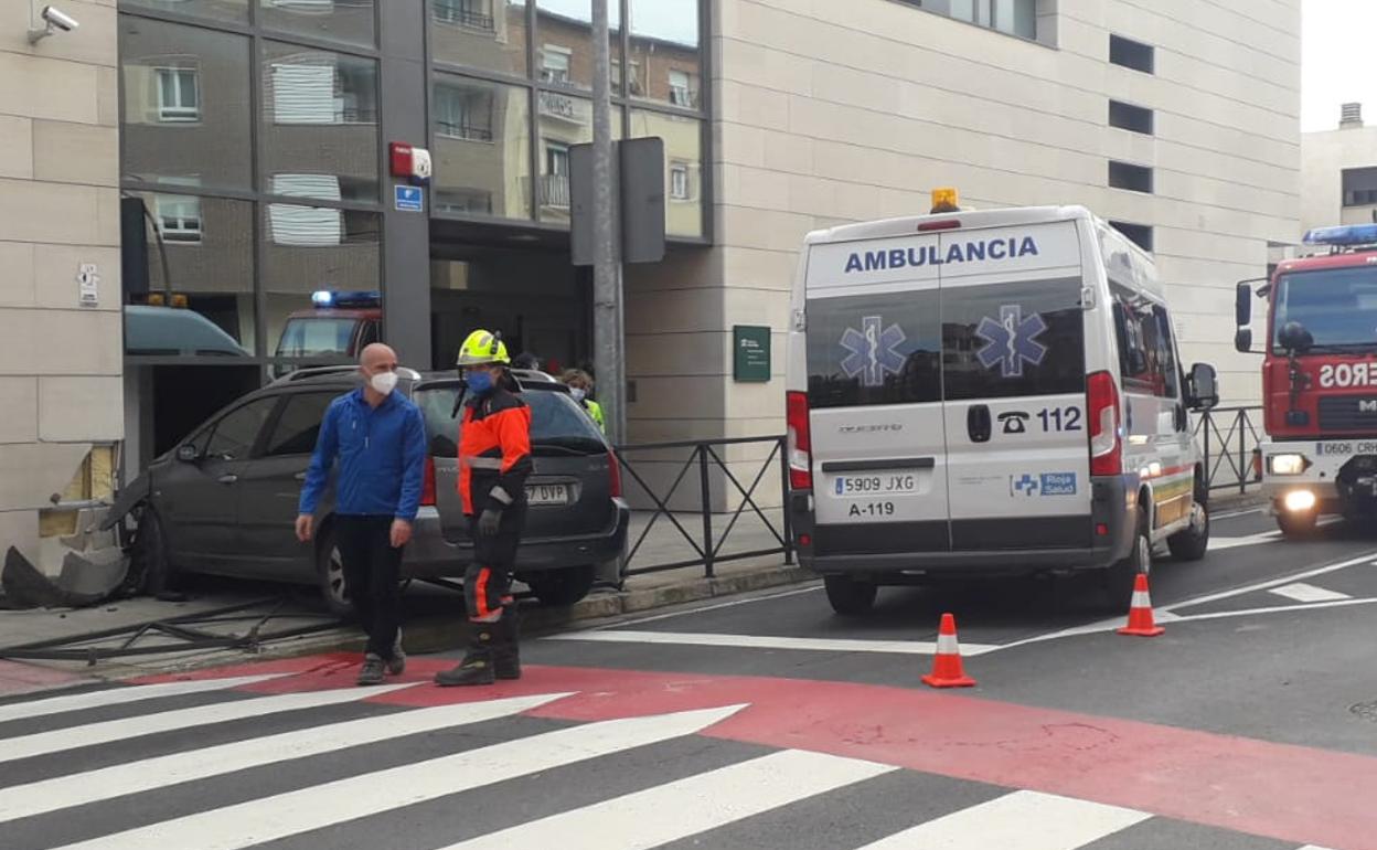 Imagen del vehículo accidentado. 