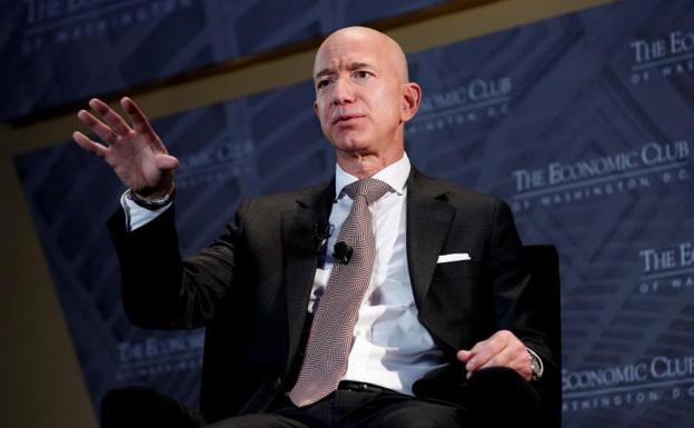 El confundador de Amazon Jeff Bezos.