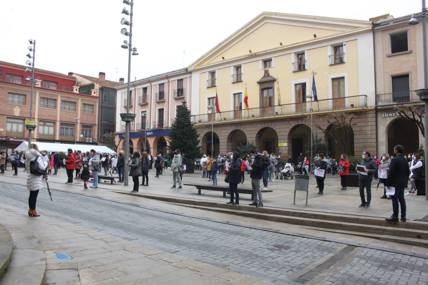 Fotos: Comerciantes, Educación no reglada y hostelería protestan contra las restricciones del COVID en Alfaro