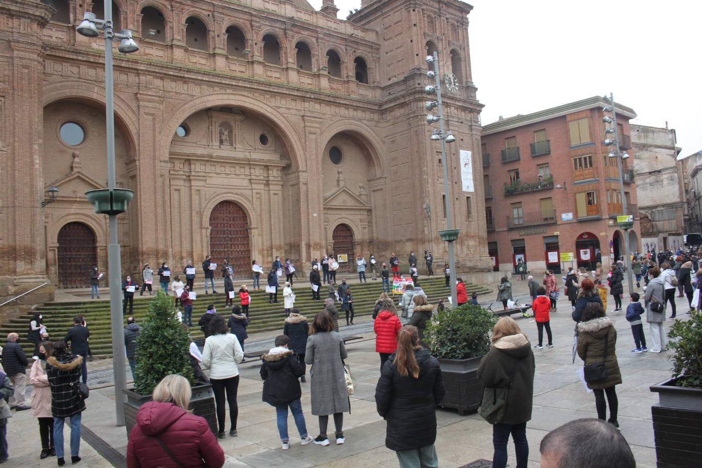 Fotos: Comerciantes, Educación no reglada y hostelería protestan contra las restricciones del COVID en Alfaro