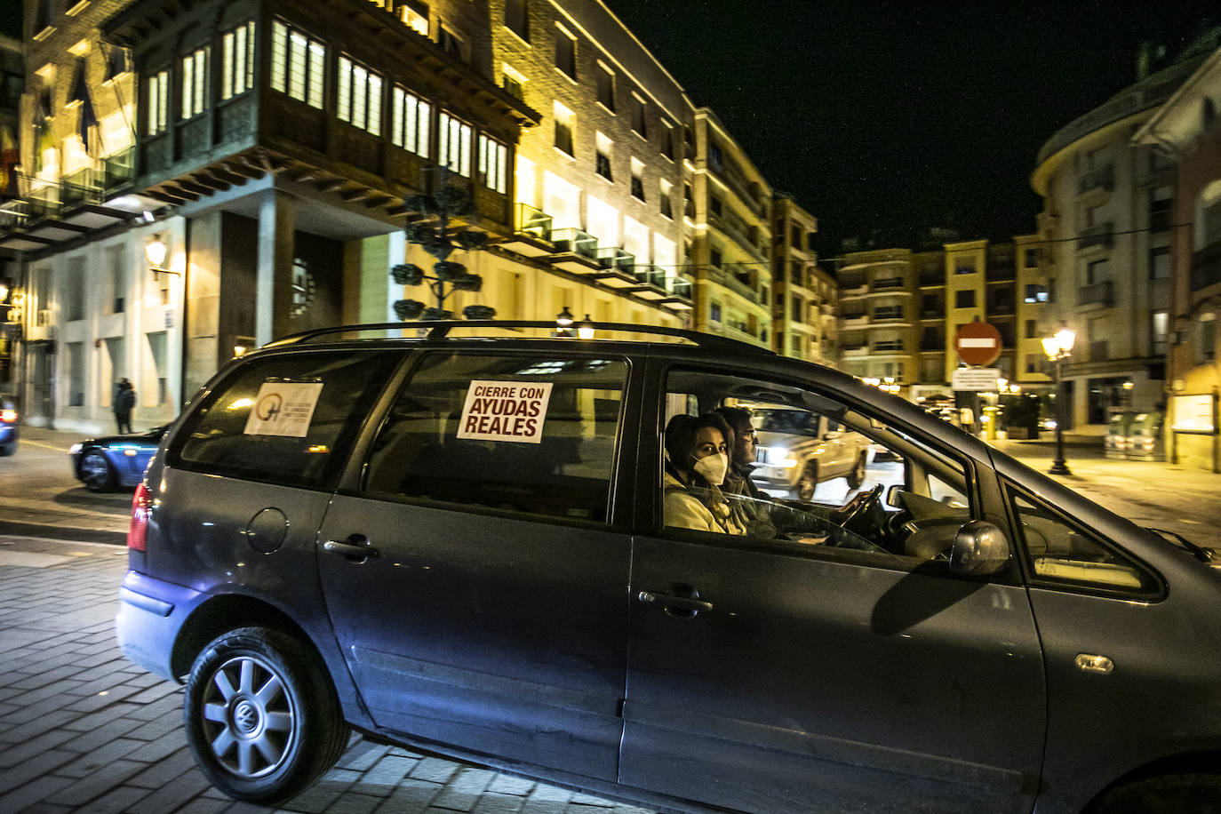 Fotos: Caravana de protesta en Arnedo