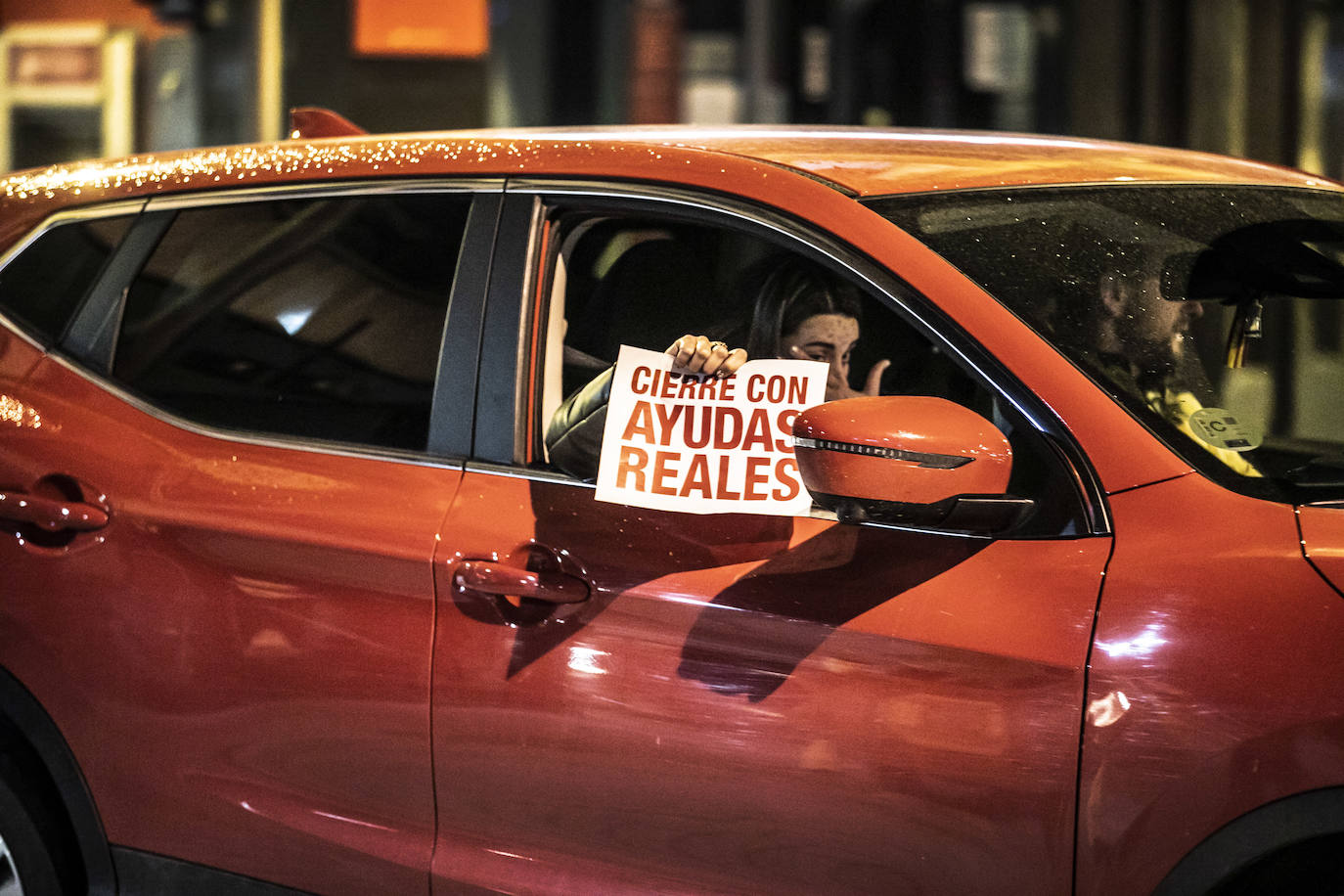 Fotos: Caravana de protesta en Arnedo