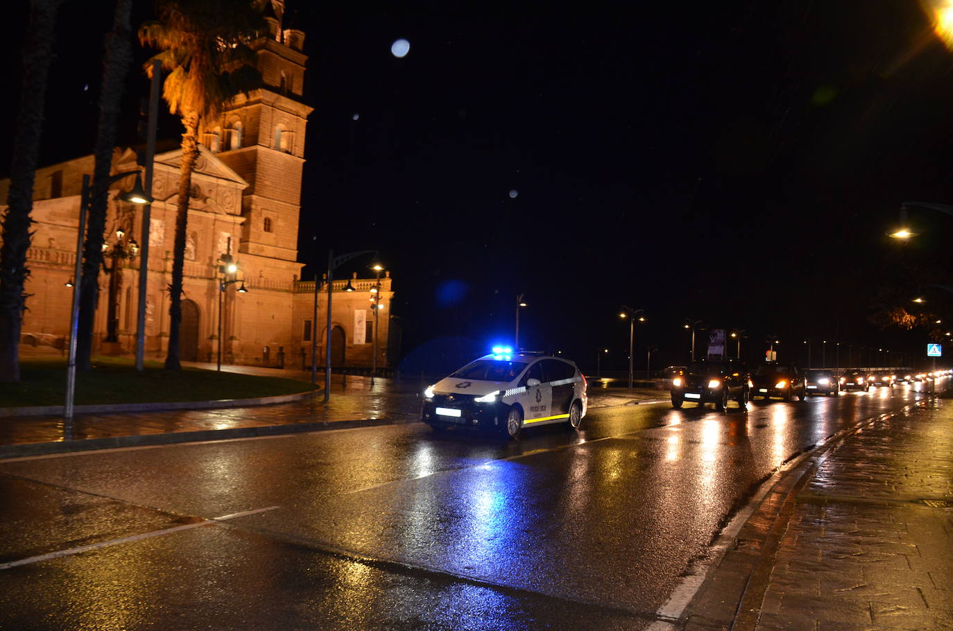 Fotos: Manifestación en coche en las calles de Calahorra