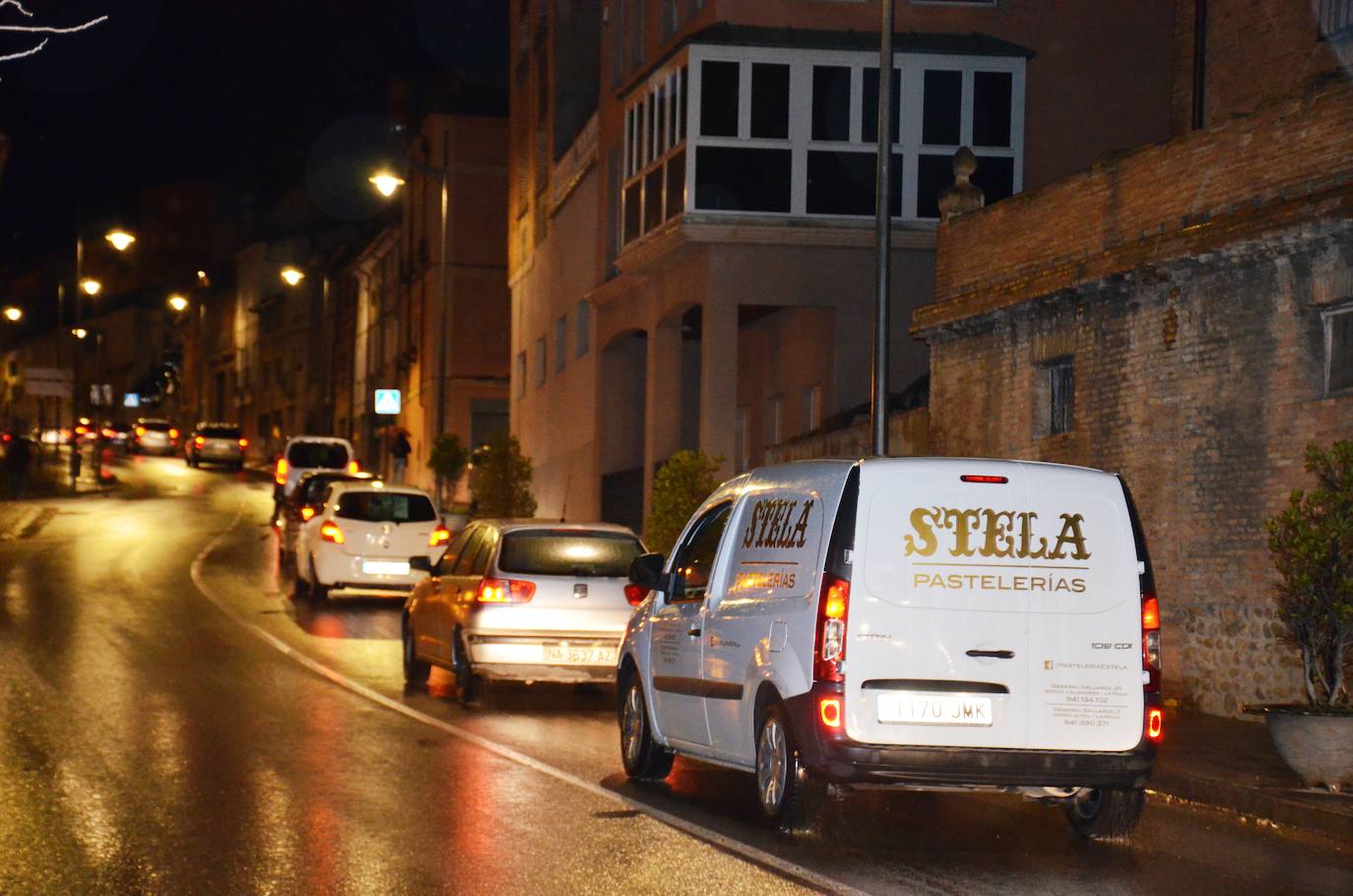 Fotos: Manifestación en coche en las calles de Calahorra