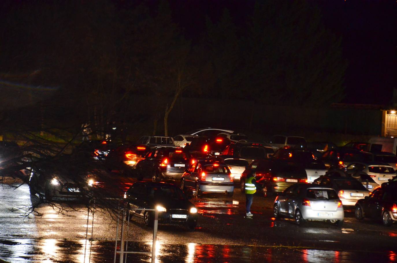 Fotos: Manifestación en coche en las calles de Calahorra