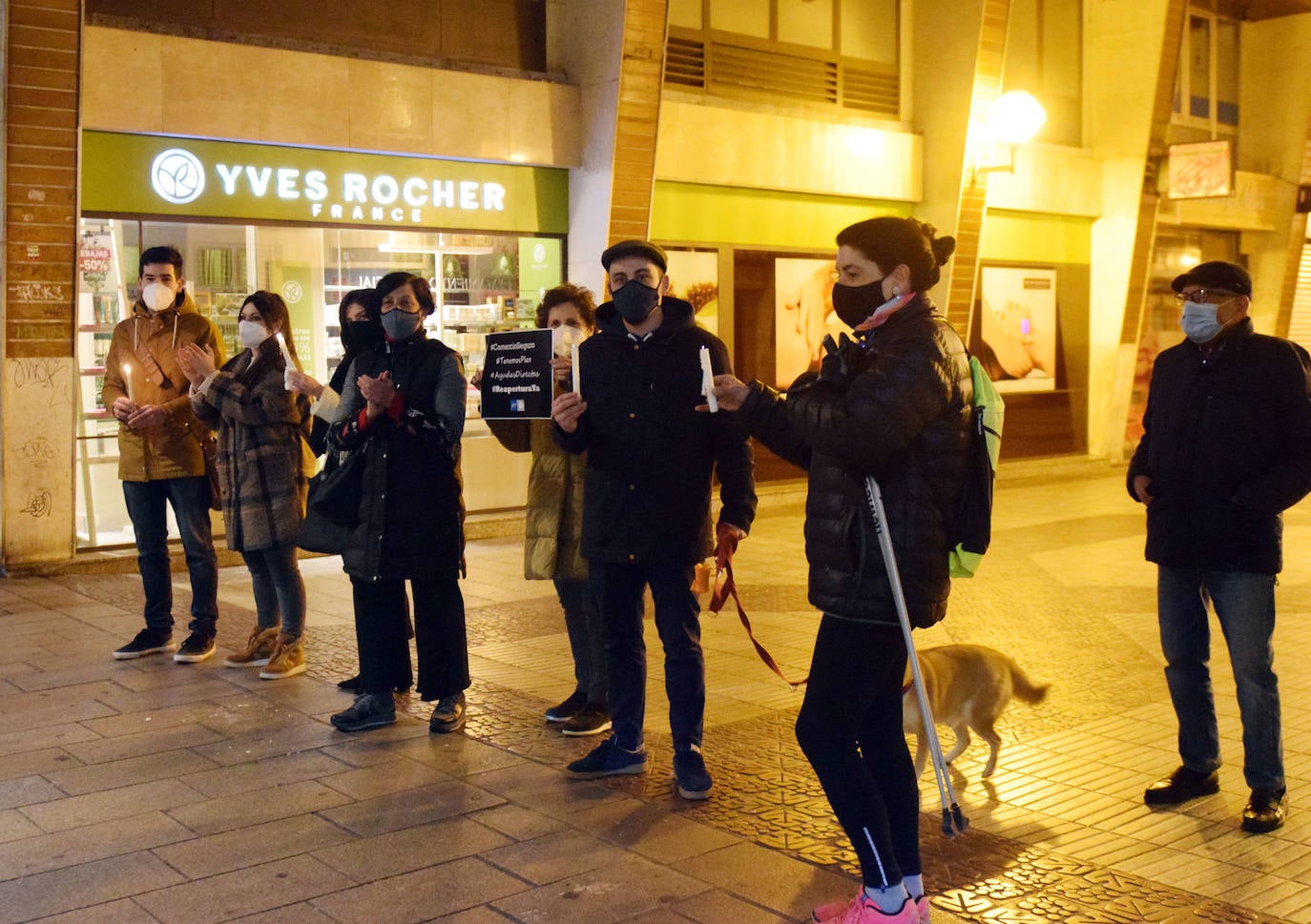 Fotos: El comercio de Logroño pide ayudas