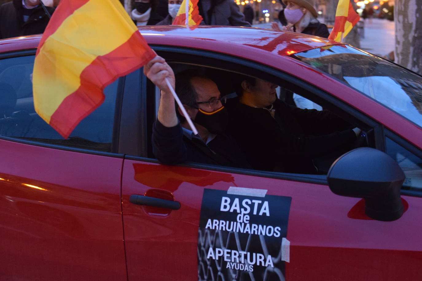 Fotos: Caravana de protesta en Logroño