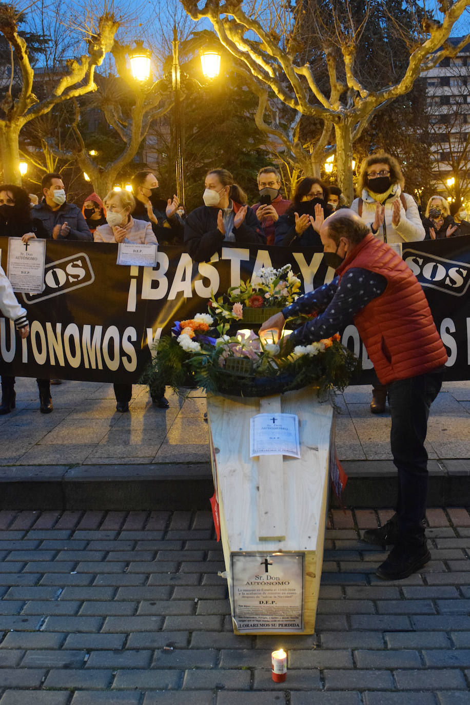 Fotos: Caravana de protesta en Logroño