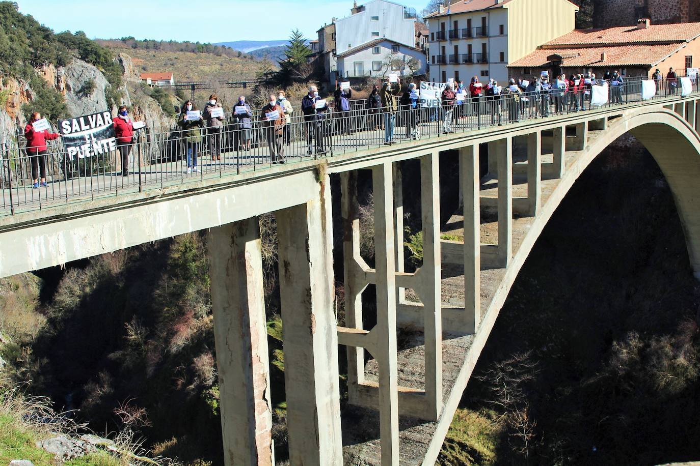 Fotos: Una manifestación de altura