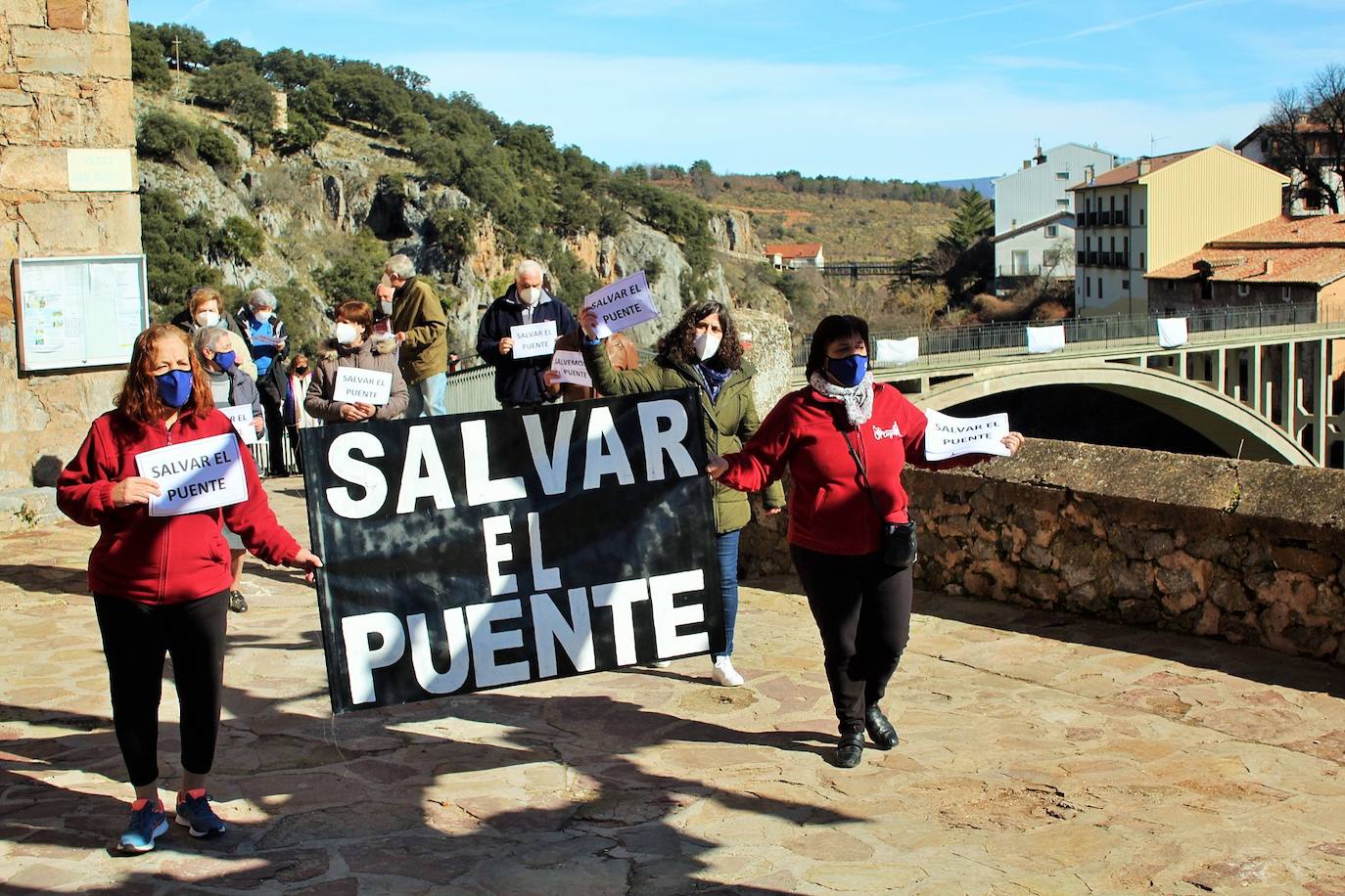 Fotos: Una manifestación de altura