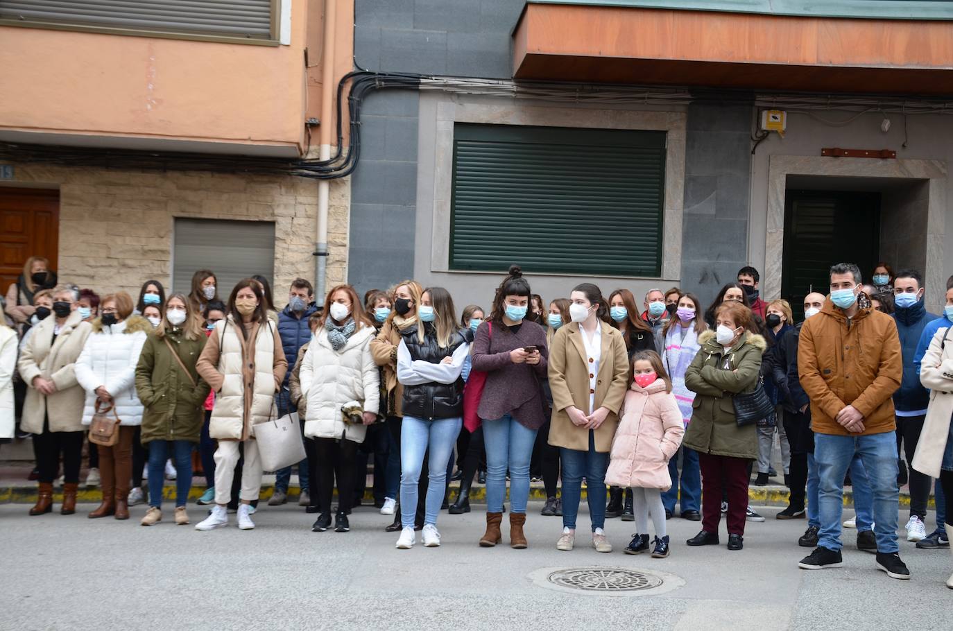 Fotos: Concentración en Azagra contra la violencia de género