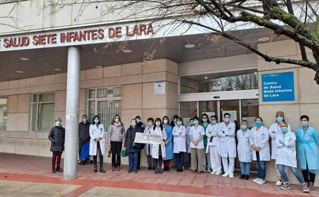 La conentración en Logroño en el centro Siete Infantes. 