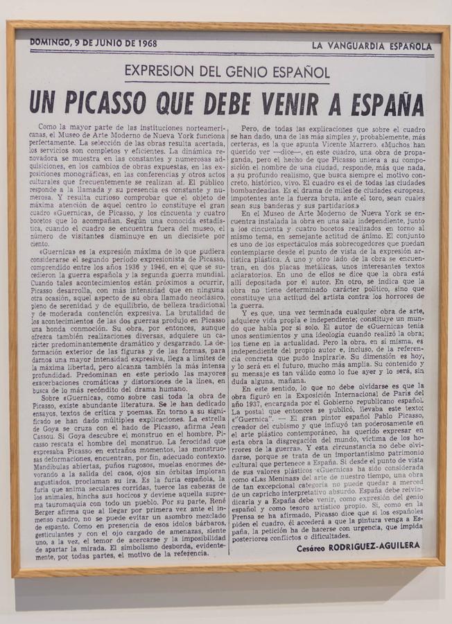 Fotos: La exposición &#039;El viaje del Guernica&#039; invita a seguir la trayectoria y usos de esta obra universal de Picasso