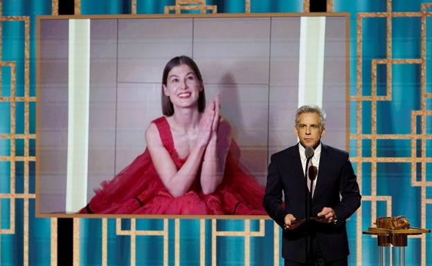 Rosamund Pike y Ben Stiller.