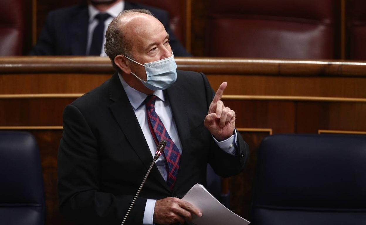 Juan Carlos Campo, durante una intervención en el Congreso de los Diputados.