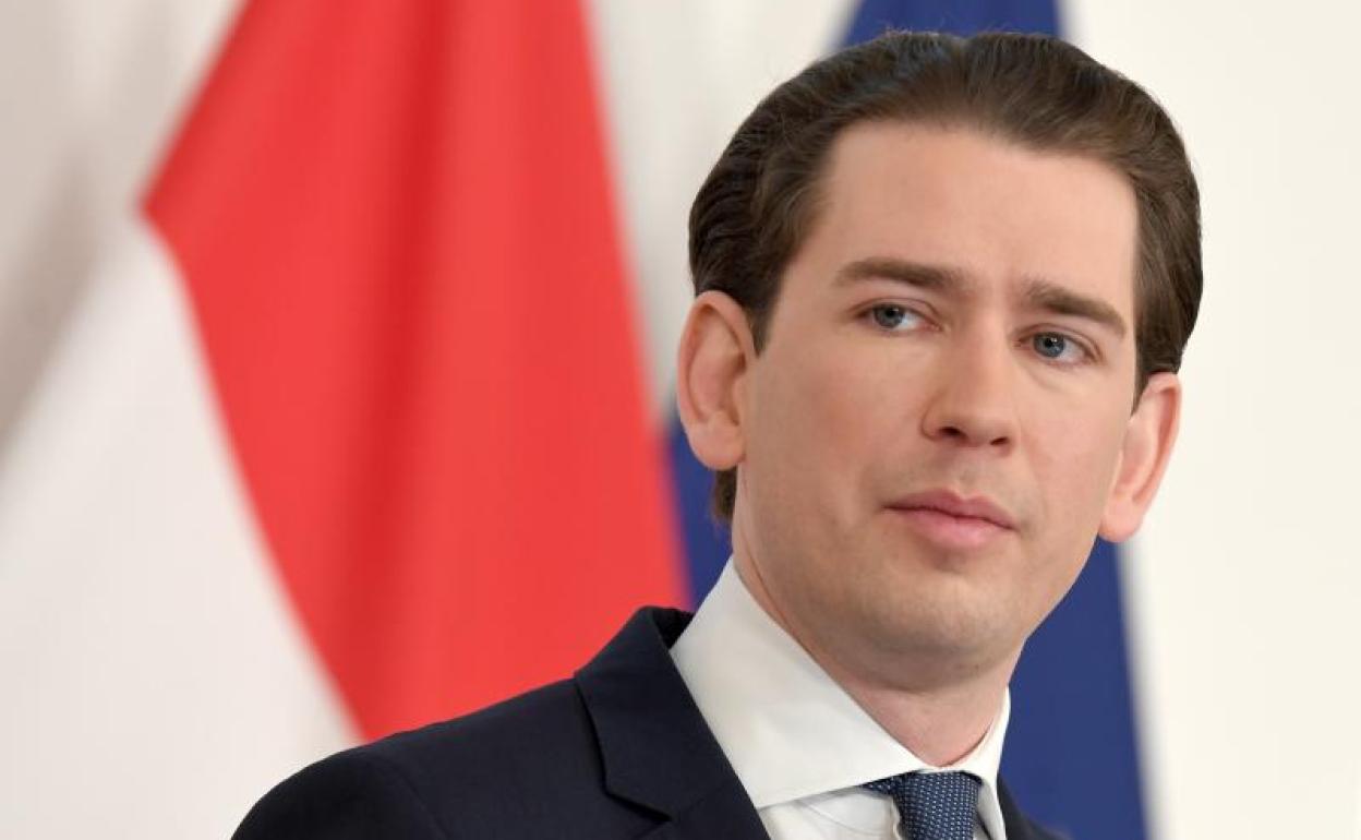 El canciller federal austríaco, Sebastian Kurz. 