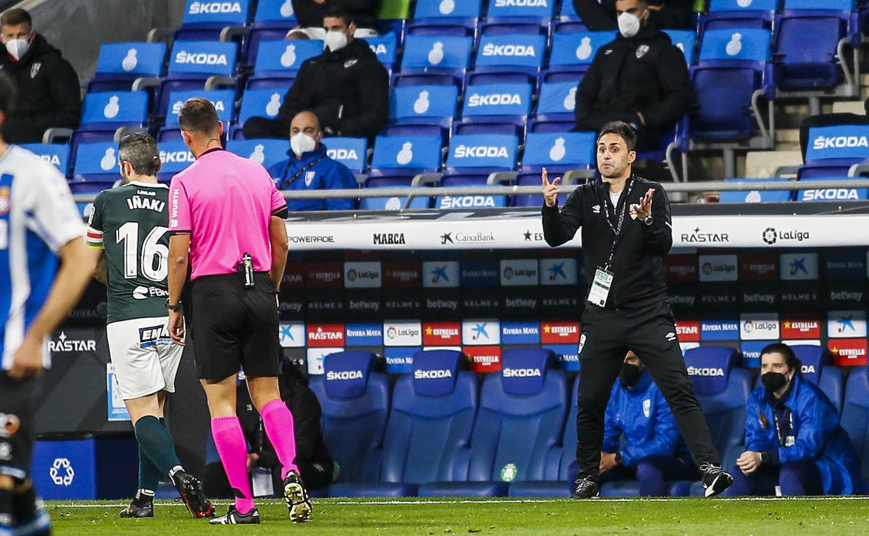 Sergio Rodríguez, entrenador de la UD Logroñés. 