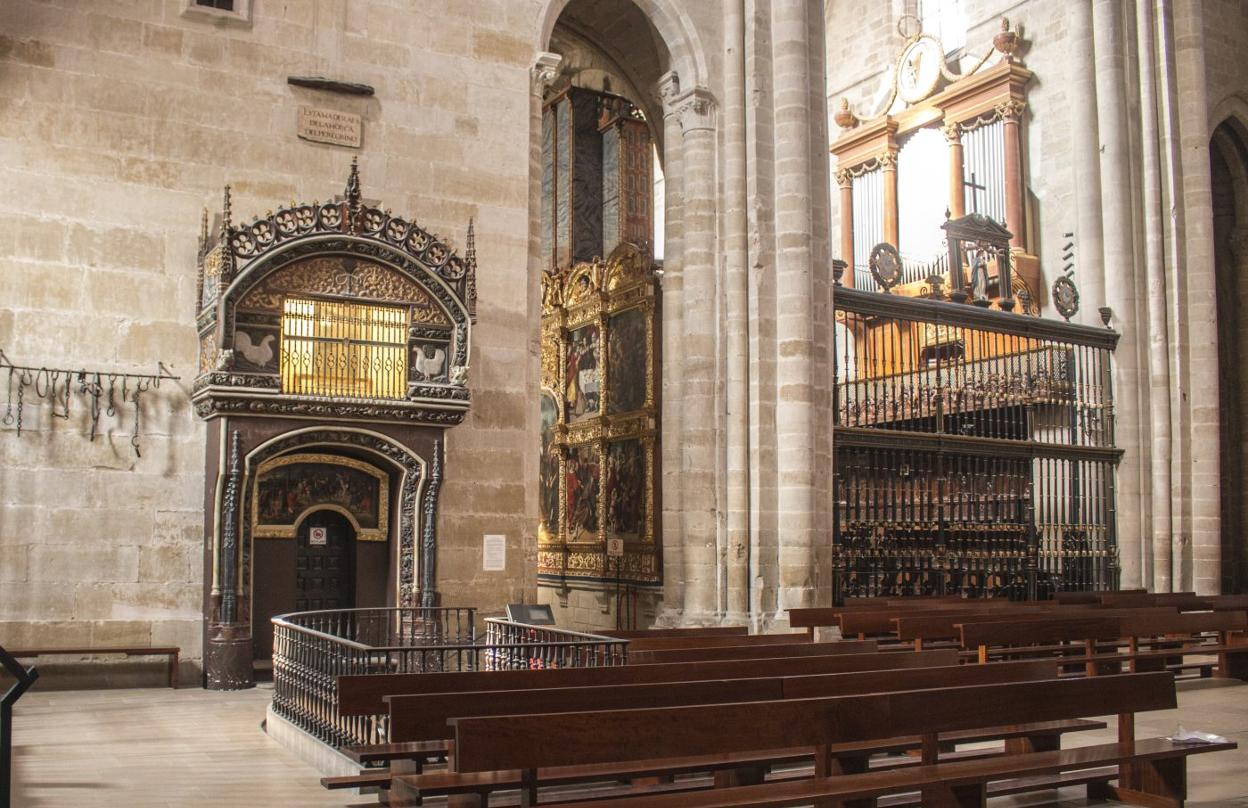 Gallinero gótico y coro de la catedral de Santo Domingo. 