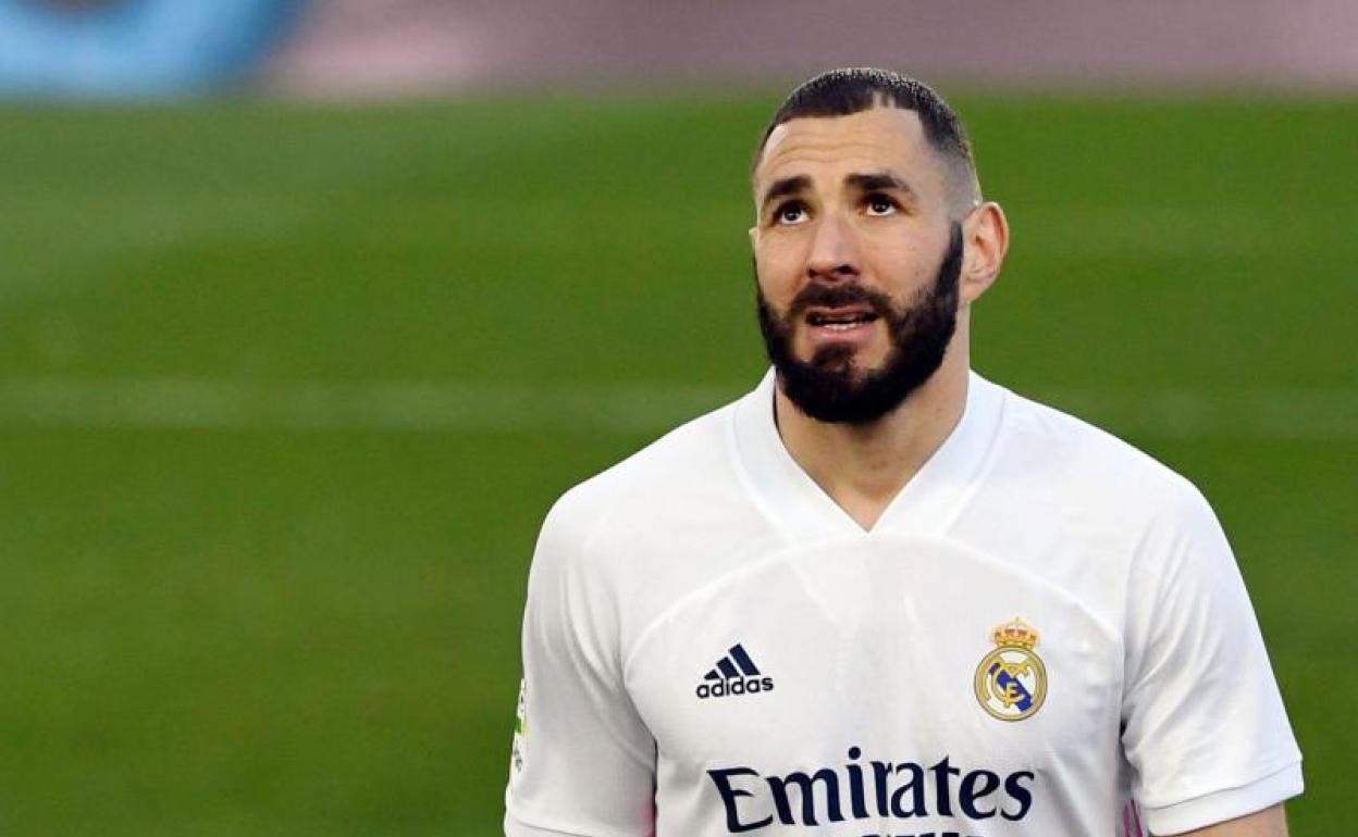 Kari Benzema, en un partido reciente con el Real Madrid. 