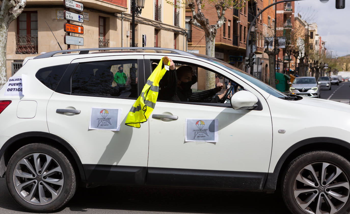 Fotos: Caravana por el viaducto San Martín de Ortigosa