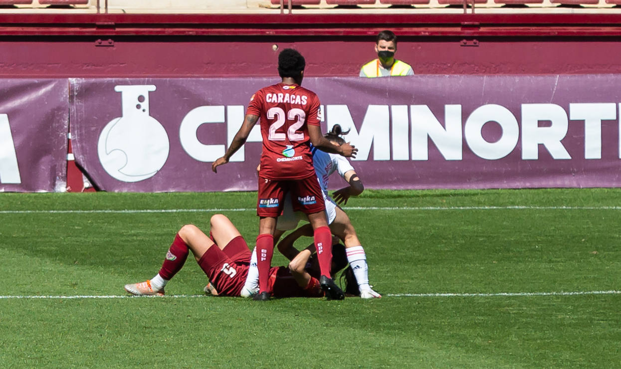 Fotos: Las imágenes del triunfo del Real Madrid en Las Gaunas ante el EDF Logroño