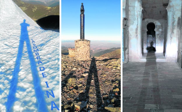 En el San Lorenzo, con el Valle del Cárdenas al fondo, junto a la Virgen de Valvanera, en el San Lorenzo, y ante los arcos mozárabes del monasterio de Suso.