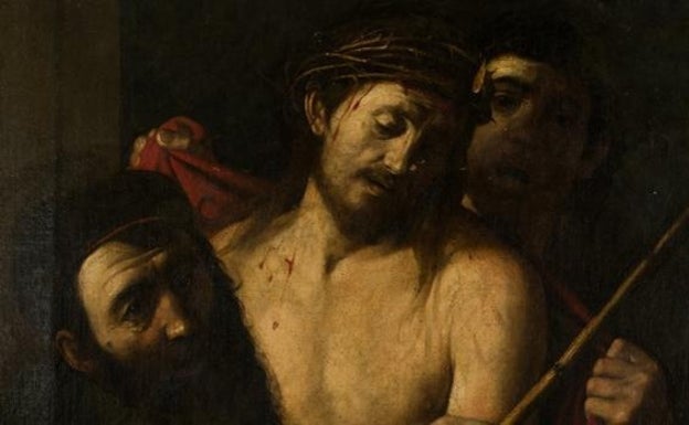 El 'Ecce Homo' atribuido a Caravaggio, que iba a ser subastado hoy en Madrid. 