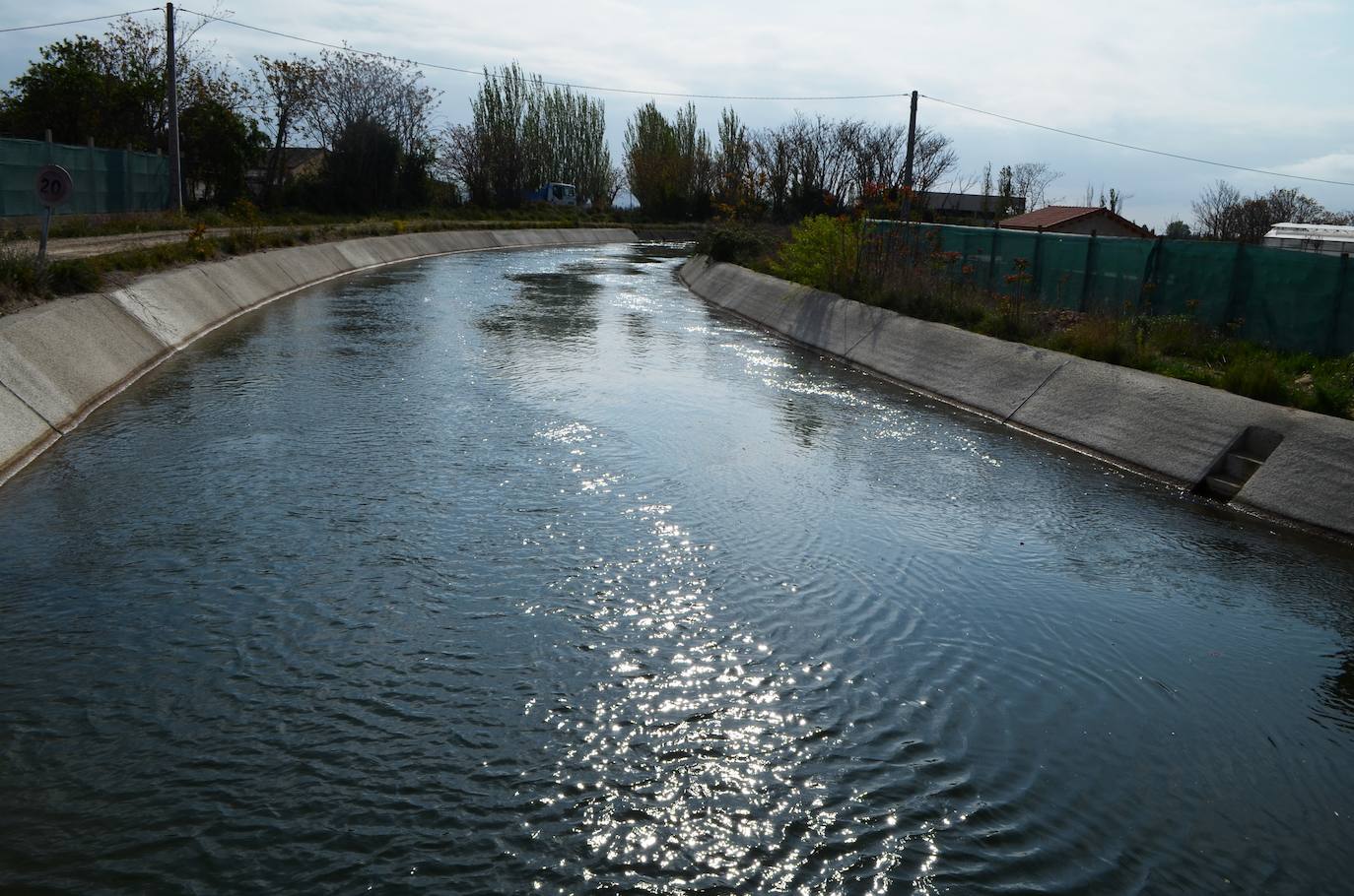 Fotos: Visita al nuevo puente sobre el canal de Lodosa