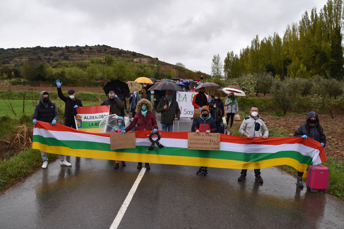 Protestas en Ocón