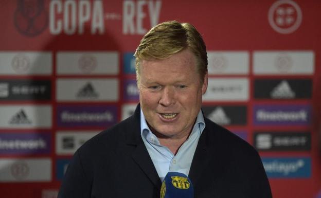 Koeman: «Estoy de acuerdo con Piqué, el fútbol es de los fans»