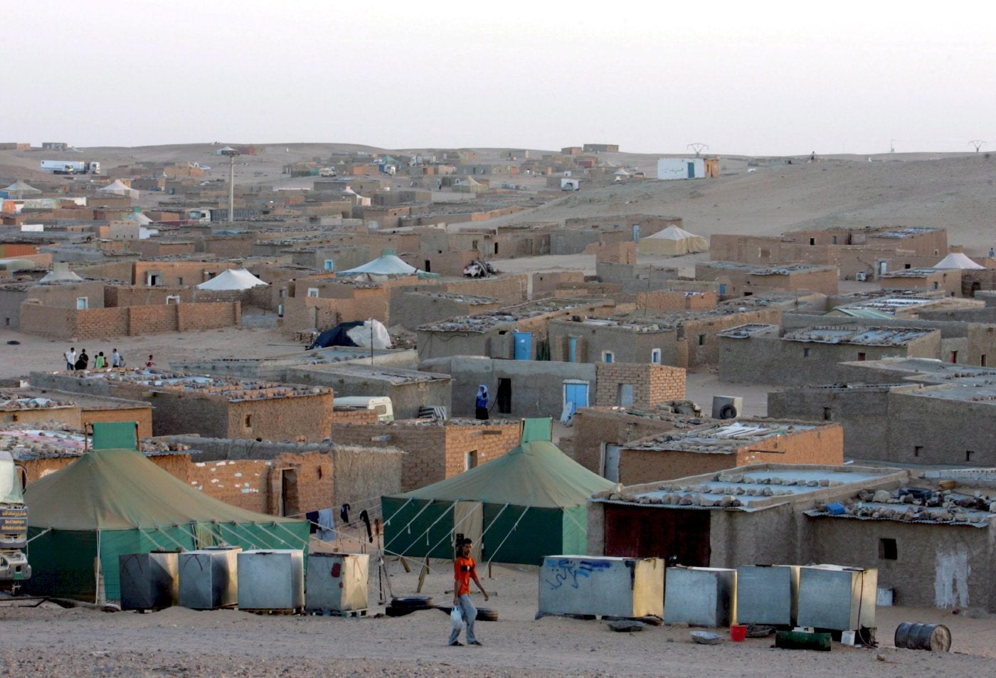 Los campamentos de refugiados saharauis en Tinduf (Argelia). 