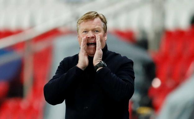 Ronald Koeman, entrenador del Barcelona. 