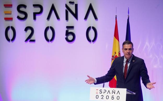 Sánchez, durante la presentación del plan. 