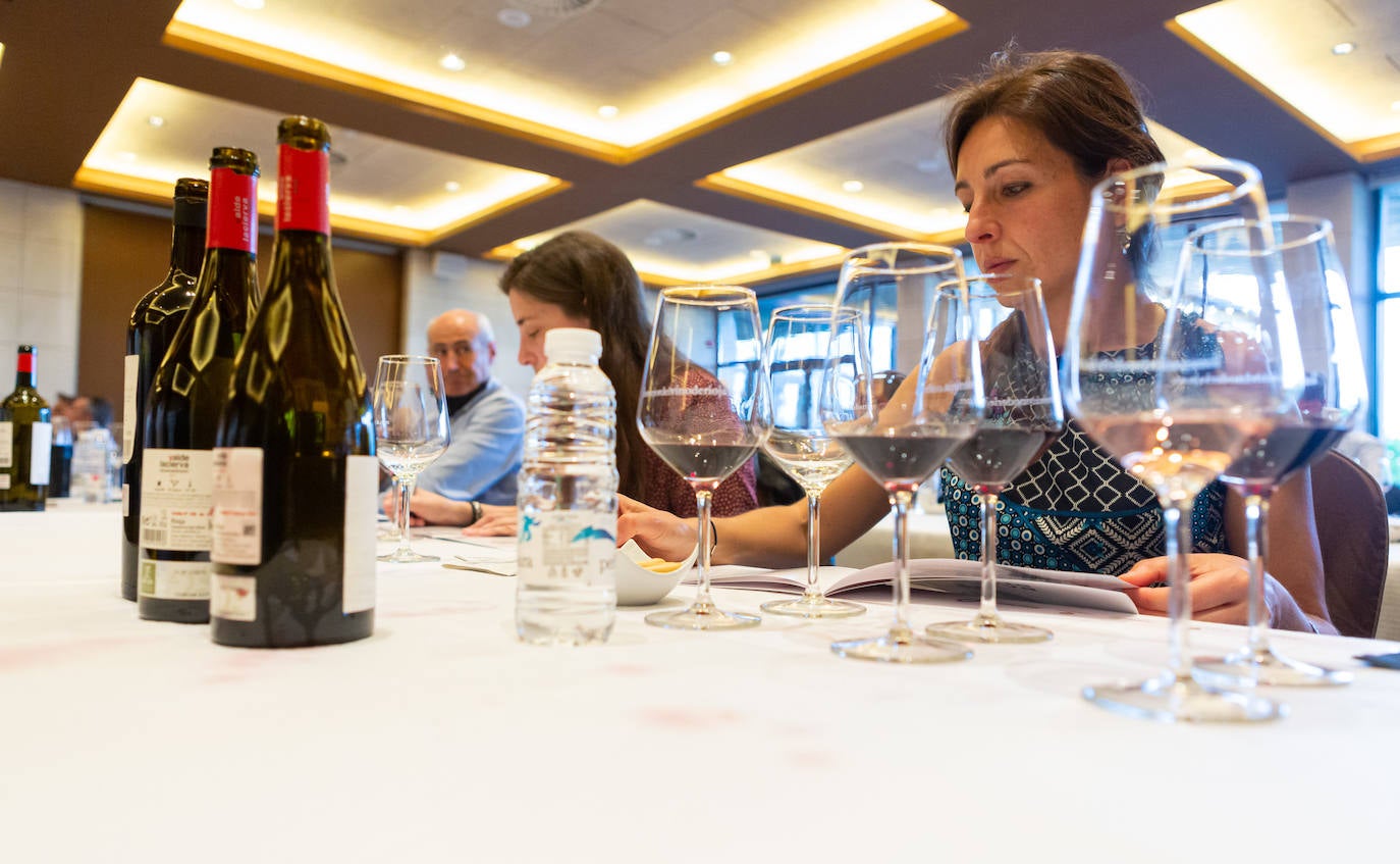 Bodegas Valdelacierva presentó anoche en los salones del Restaurante Delicatto la colección casi completa de sus elaboraciones de Rioja para el club de catas de lomejordelvinoderioja.com