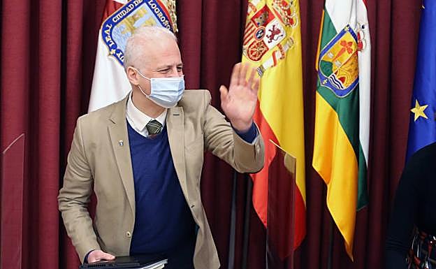 El alcalde Pablo Hermoso de Mendoza. 