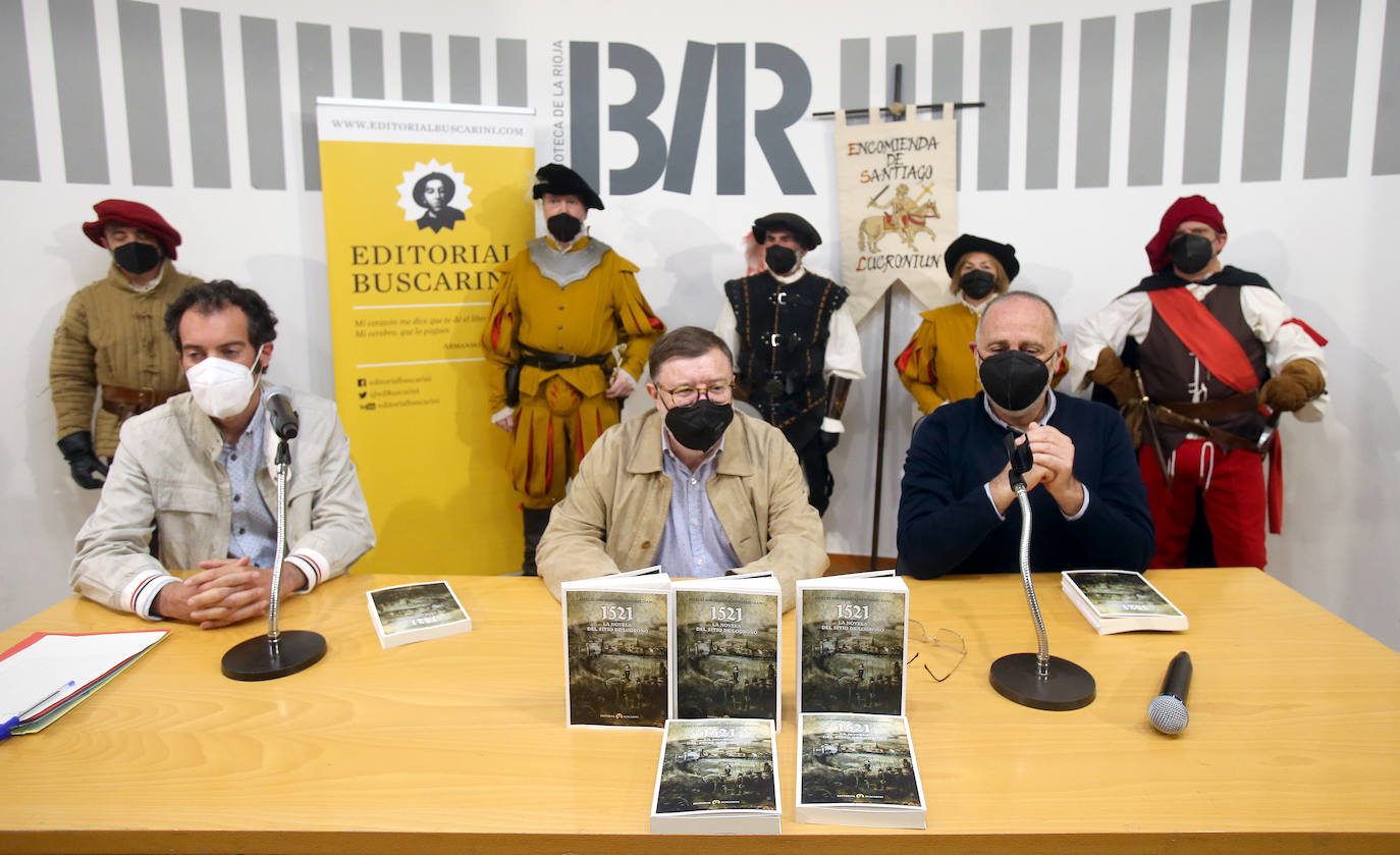 Fotos: 1521. La novela del Sitio de Logroño’, el nuevo libro de Marcelino Izquierdo