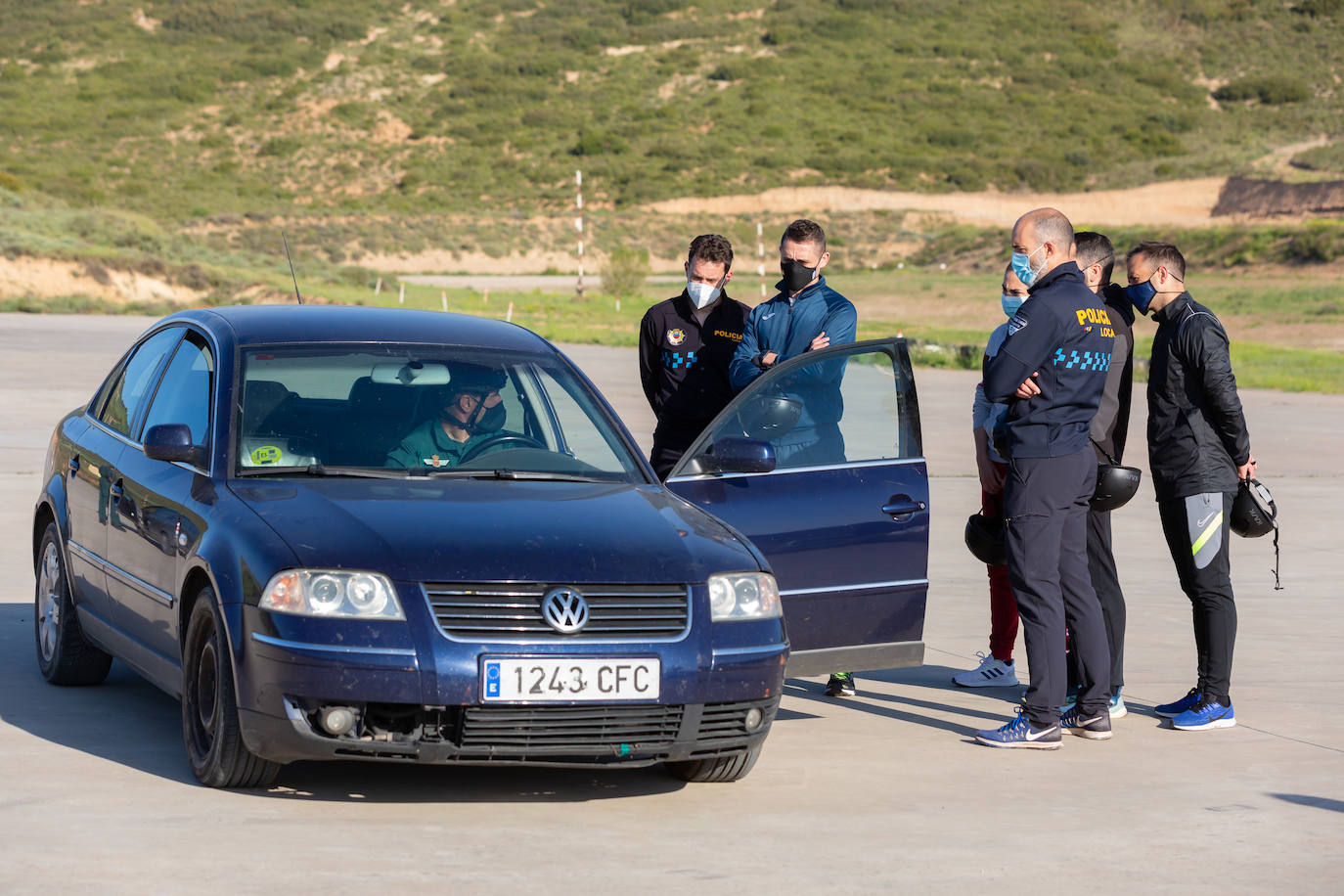 Fotos: Formación en conducción a la Policía Local