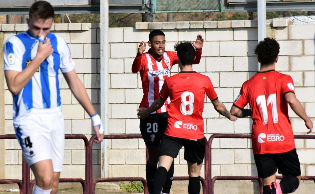 La UD Logroñés B, uno de los equipos menos goleados de la temporada